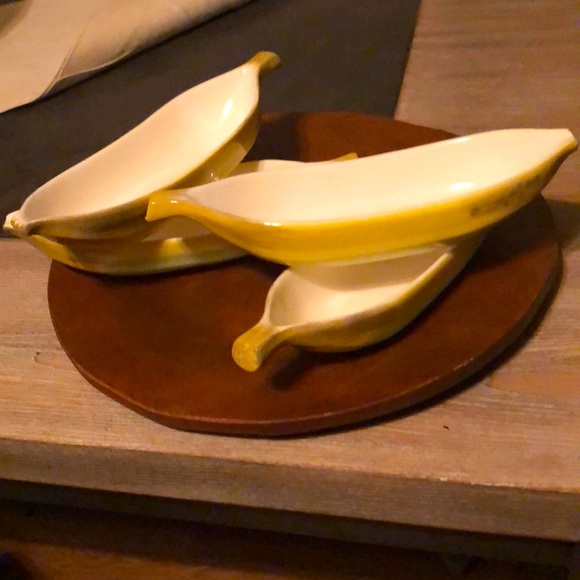 Banana Split “Vintage “ Ceramic Bowls